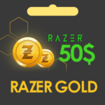 گیفت کارت 50 دلاری Razer Gold ریزر گلد