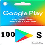 گيفت كارت 100 دلاری گوگل پلی