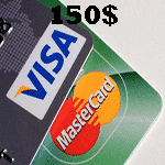 ویزا کارت مجازی 150 دلاری