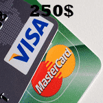 ویزا کارت مجازی 250 دلاری