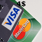 ویزا کارت مجازی 4 دلاری