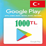 گیفت کارت 1000 لیر گوگل ترکیه