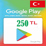 گیفت کارت 250 لیر گوگل ترکیه