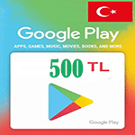 گیفت کارت 500 لیر گوگل ترکیه