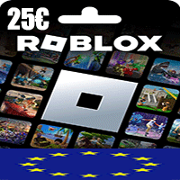 25 یورو روبلاکس اروپا